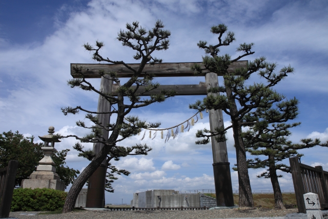 七里の渡し跡（三重県桑名市）