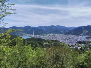 馬越峠から見た尾鷲市